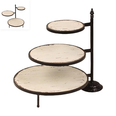 3 Tier White Shelf