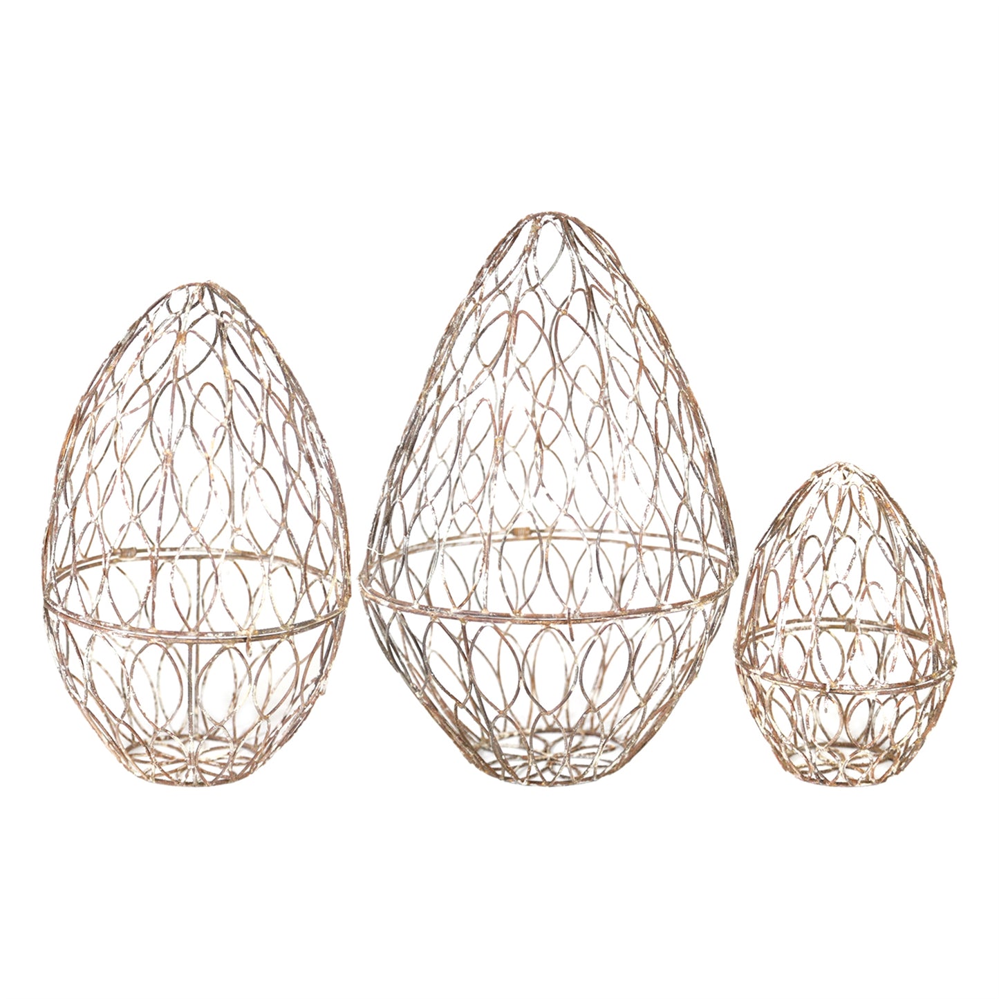 Set of 3 Egg Cages