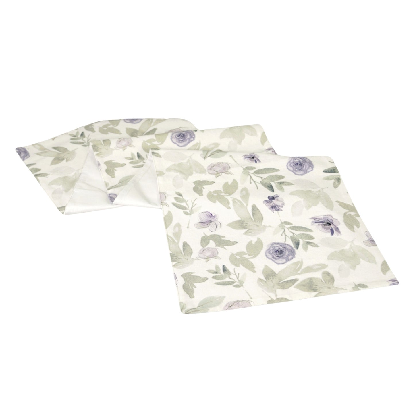 Violet Meadow Table Runner