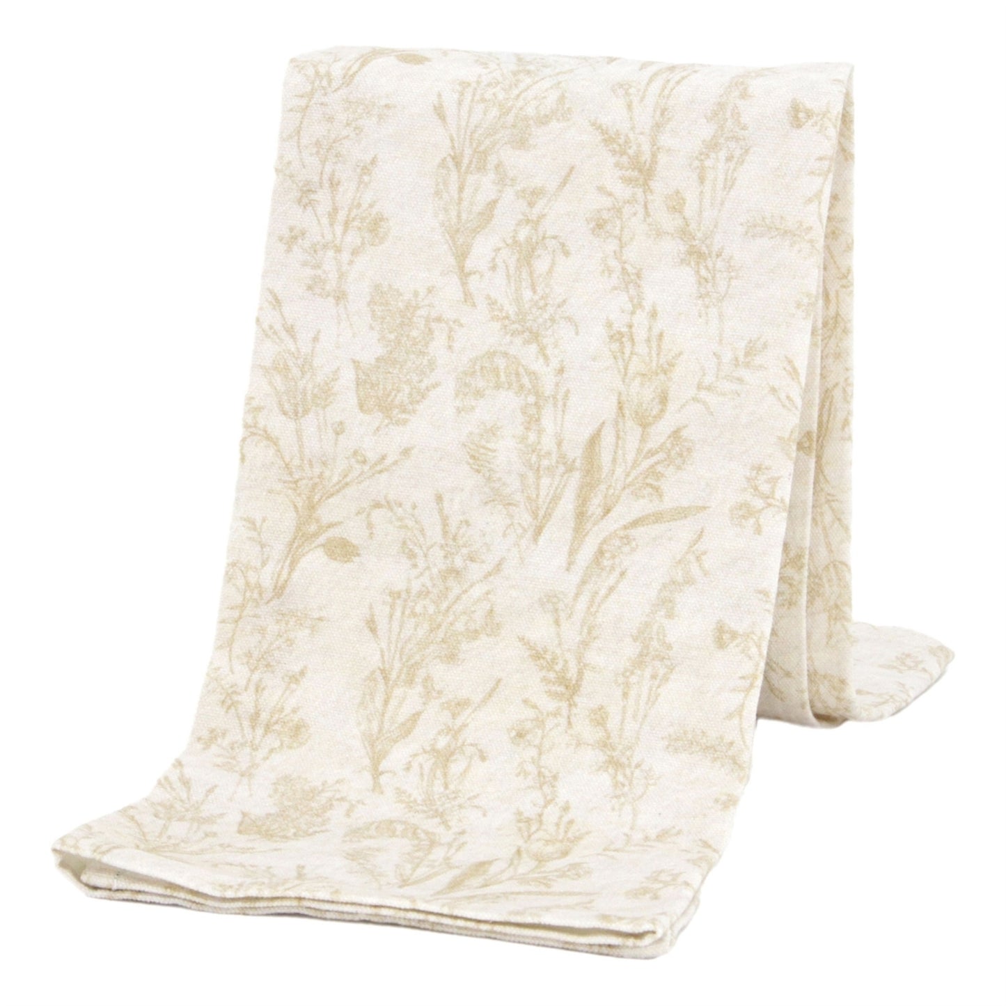 Golden Flower Tea Towel