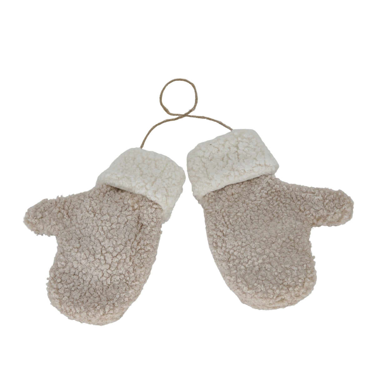 Tan Wool Mittens