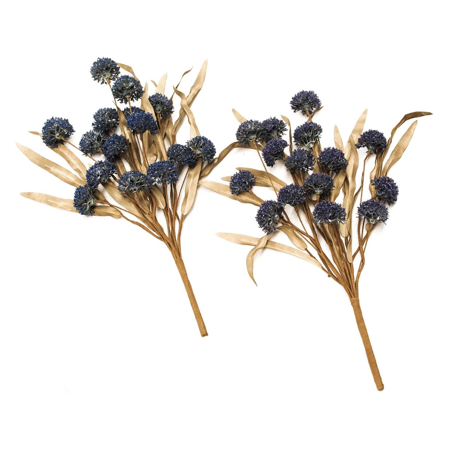 2 Assorted Indigo Pom Pom Picks