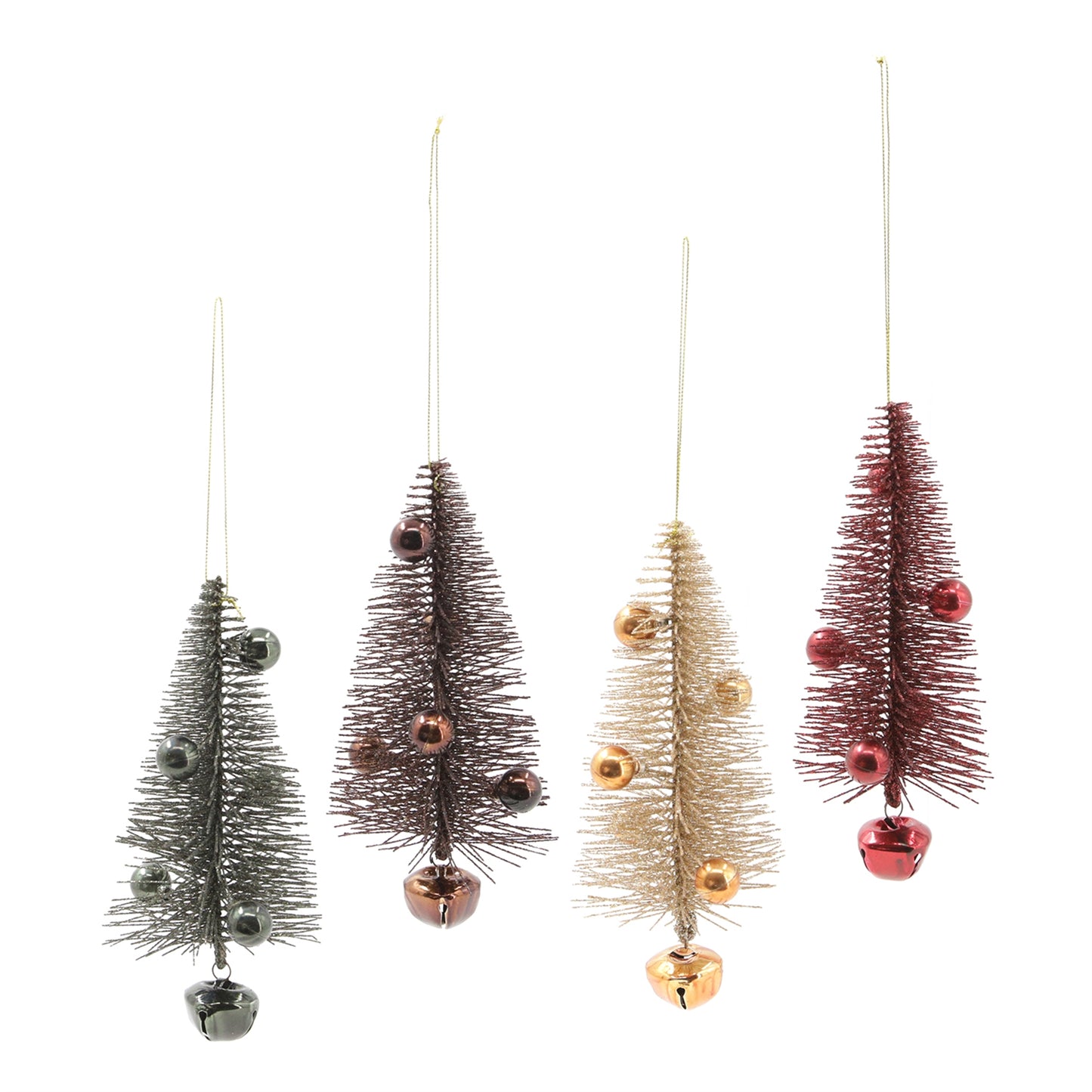 Set/4 Bottlebrush Bell Trees