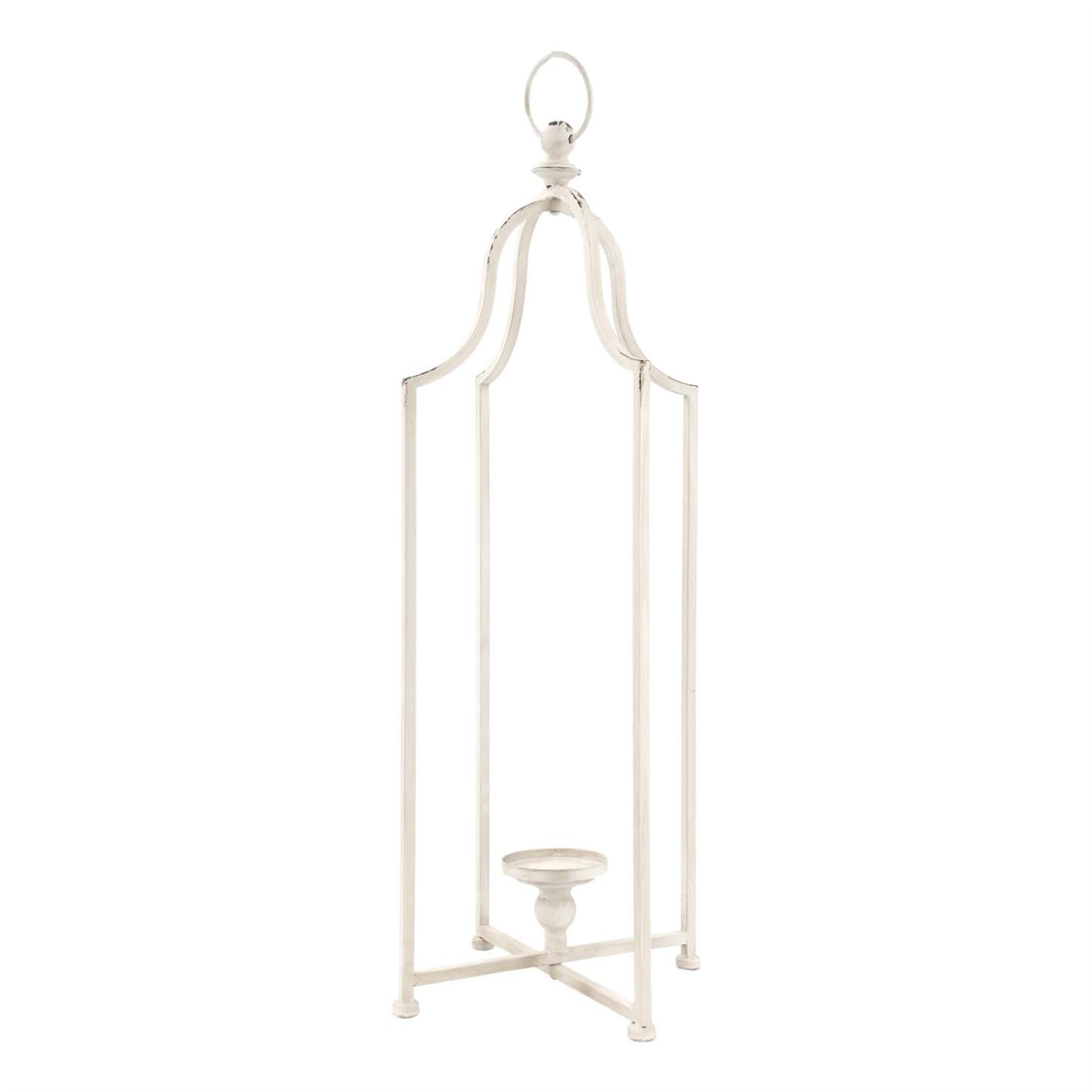 Tall Cream Folding Lantern