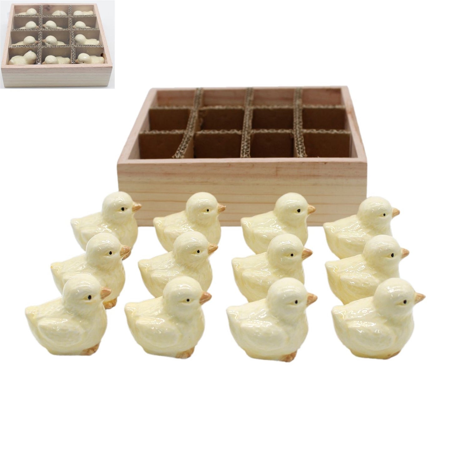 Set of 12 Porcelain Ducks