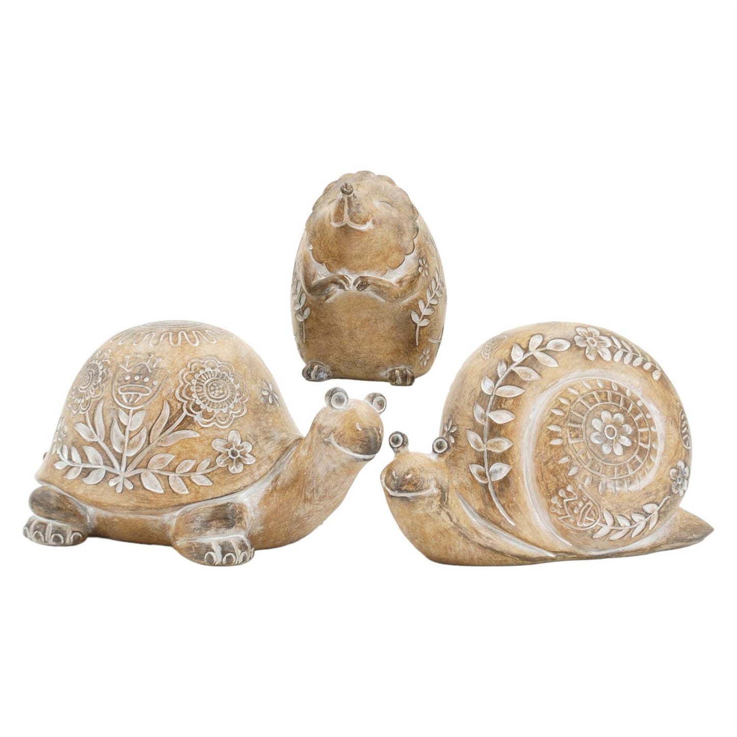 Set/3 Resin Garden Creatures