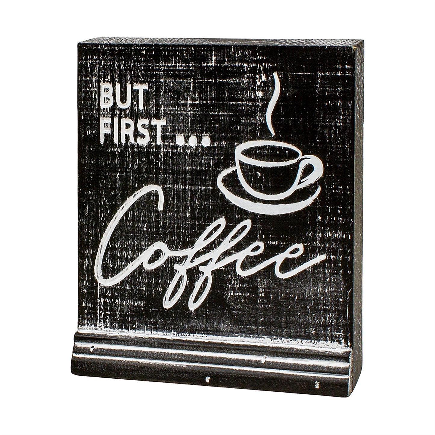 But First Coffee Block