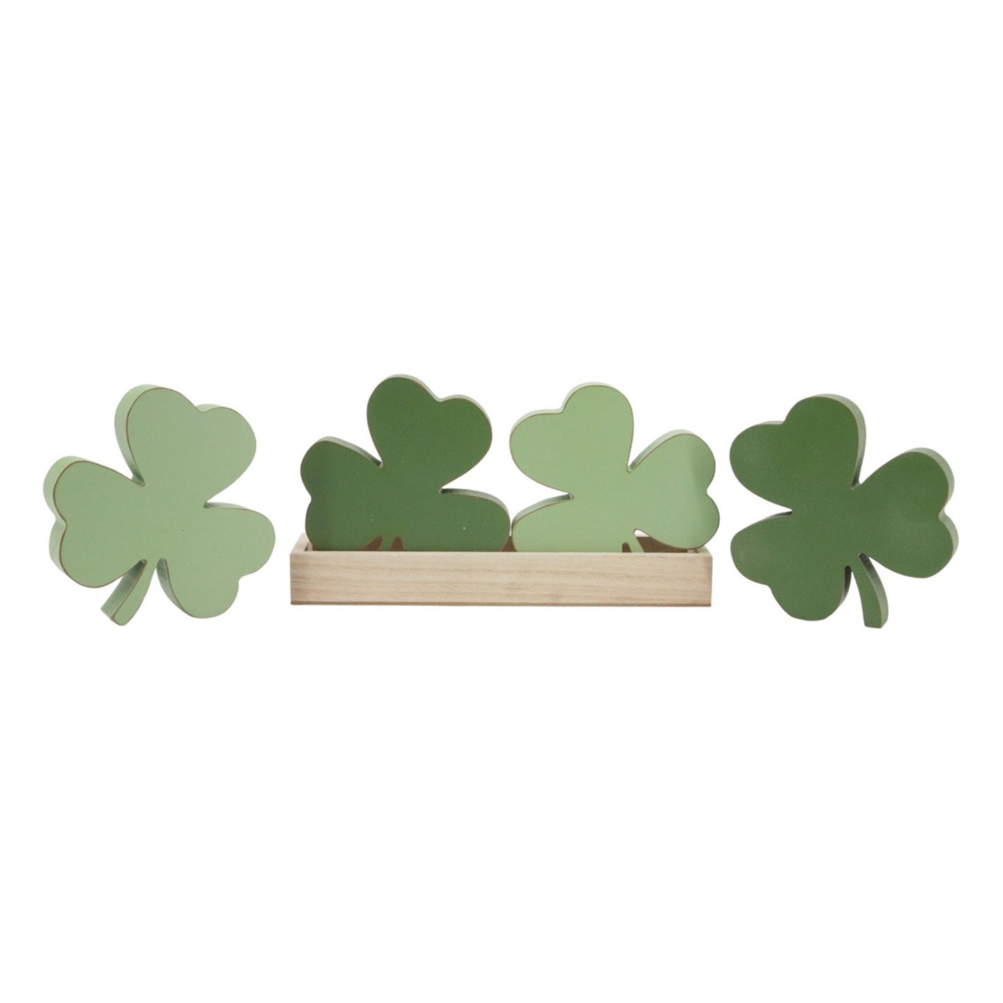 Set of 4 Green Shamrocks