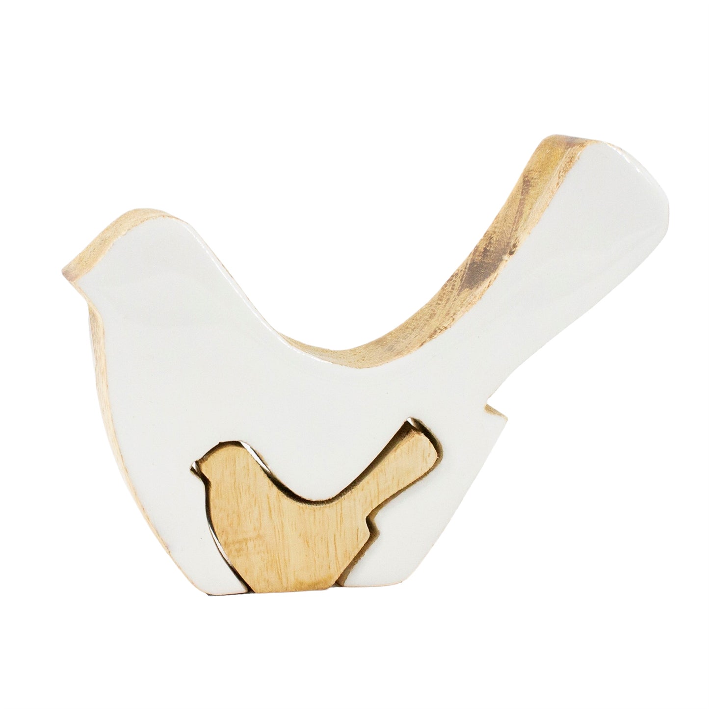Wooden Bird with Bird Puzzle