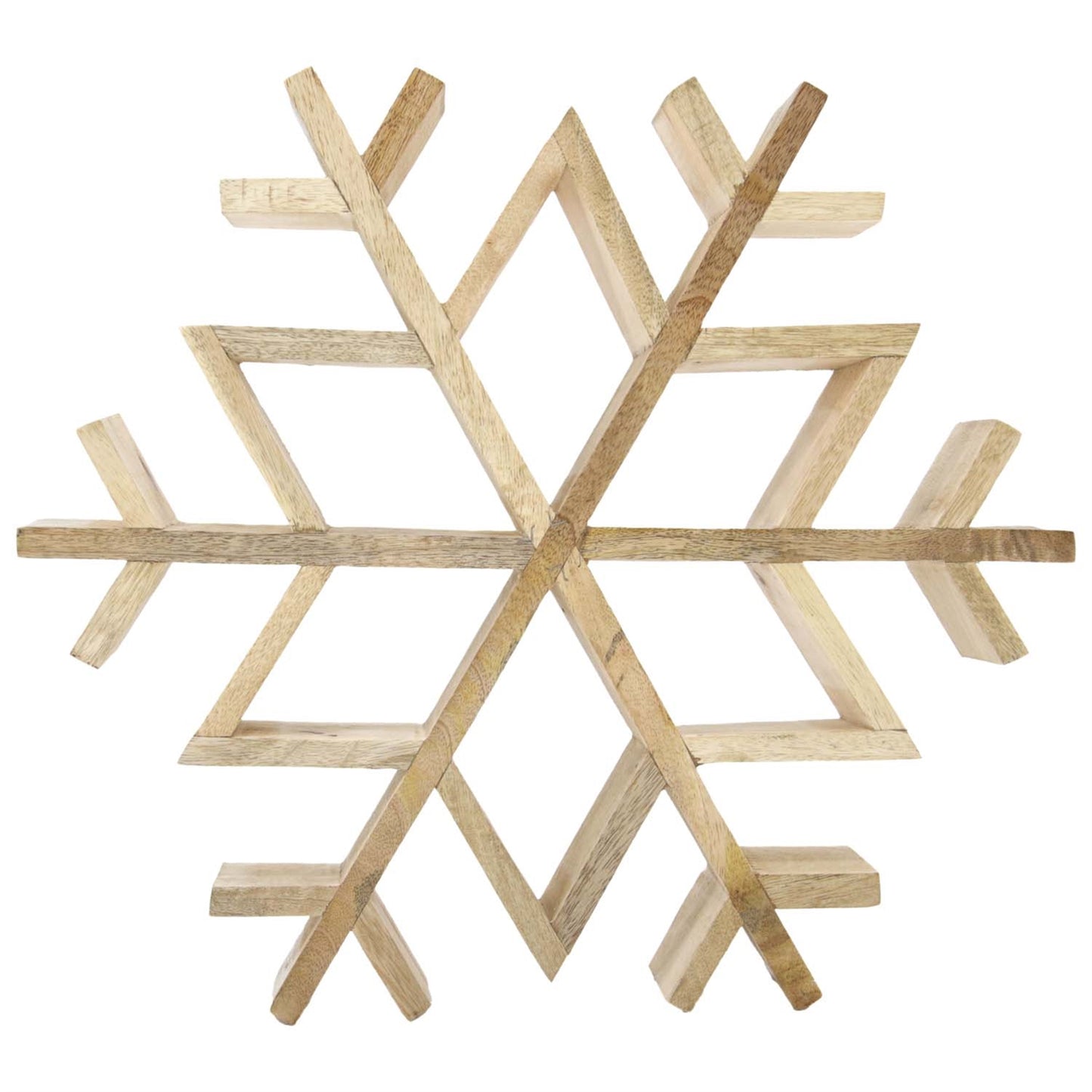 Natural Mango Large Cutout Snowflake