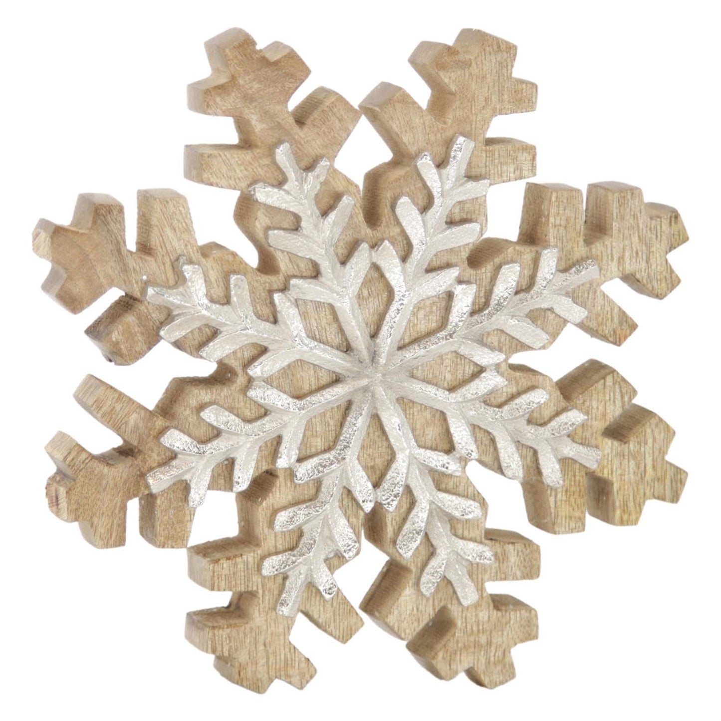 Midnight Shimmer Snowflake Block