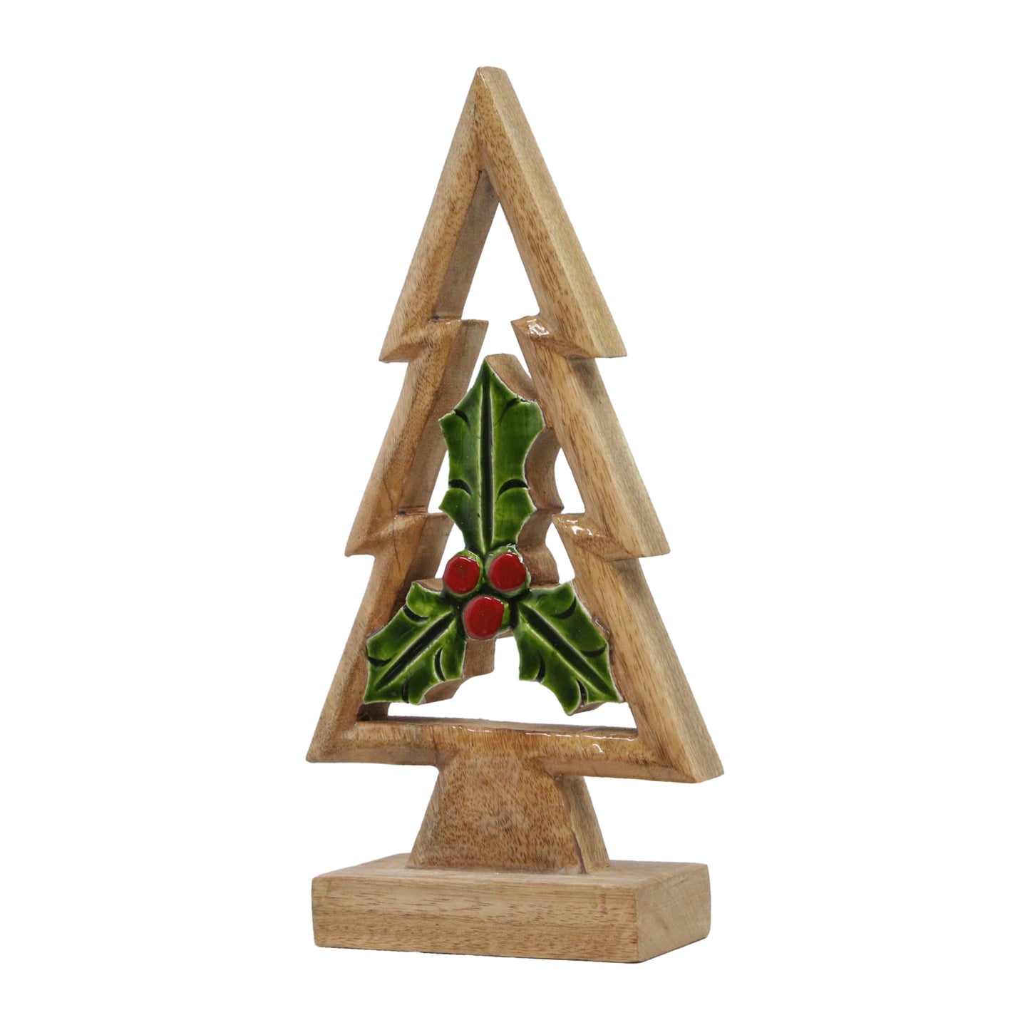 Medium Cutout Holly Tree