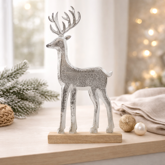 Midnight Shimmer Deer on Stand