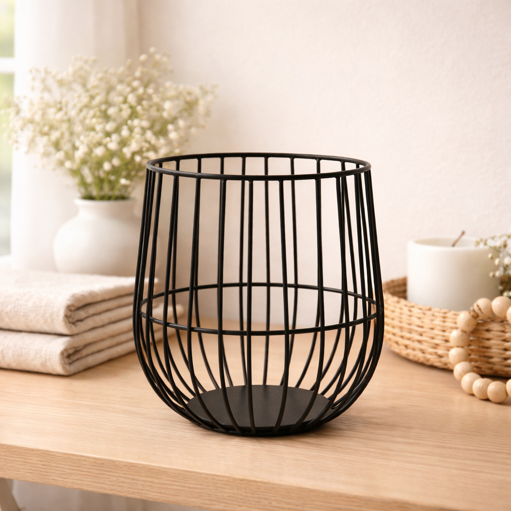 Round Wire Candle Holder