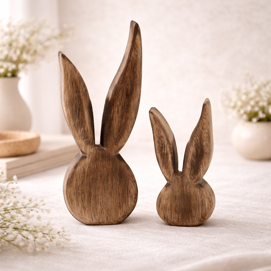 Set of 2 Tall Ear Bunny Stands