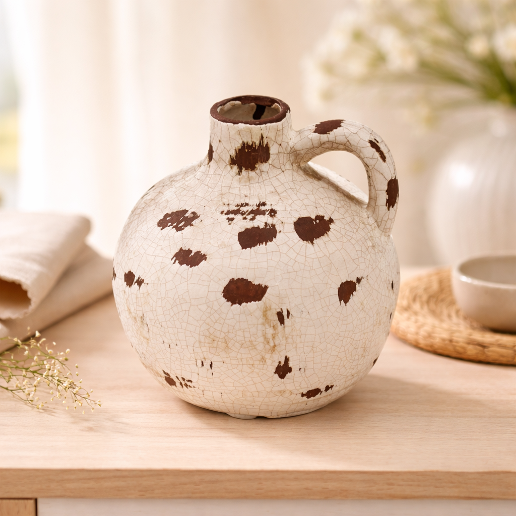 Distressed Porcelain Jug