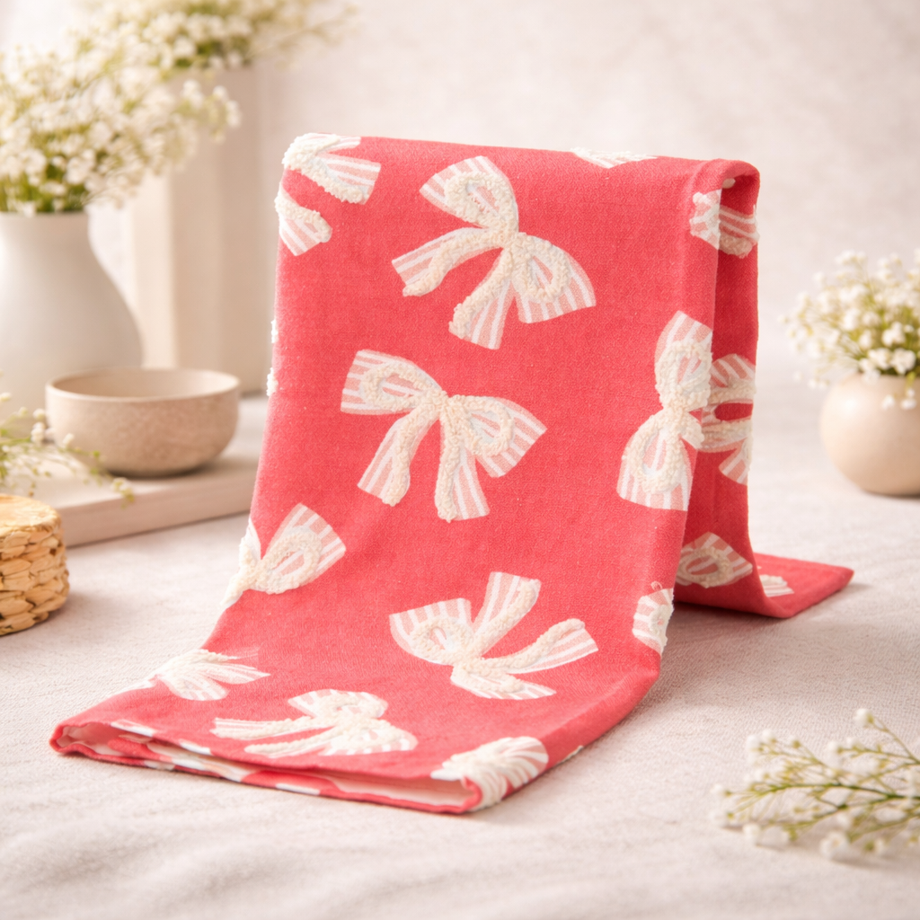 Griffin Home Décor Bow Tea Towel