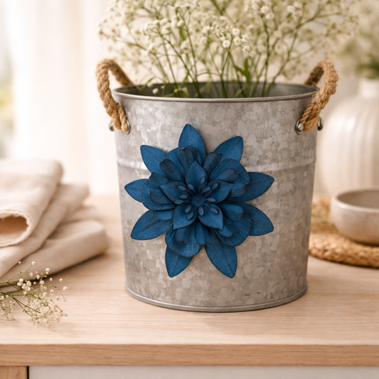 Indigo Flower Magnet