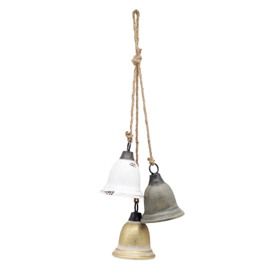 Old Gold, Tuscan Olive and Antique White Bell Set