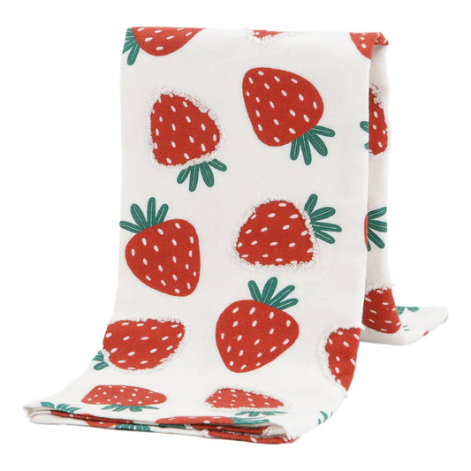 Strawberry Tea Towel .