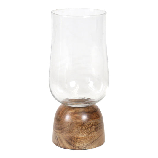 Large Slim Hurricane Glass on Stand