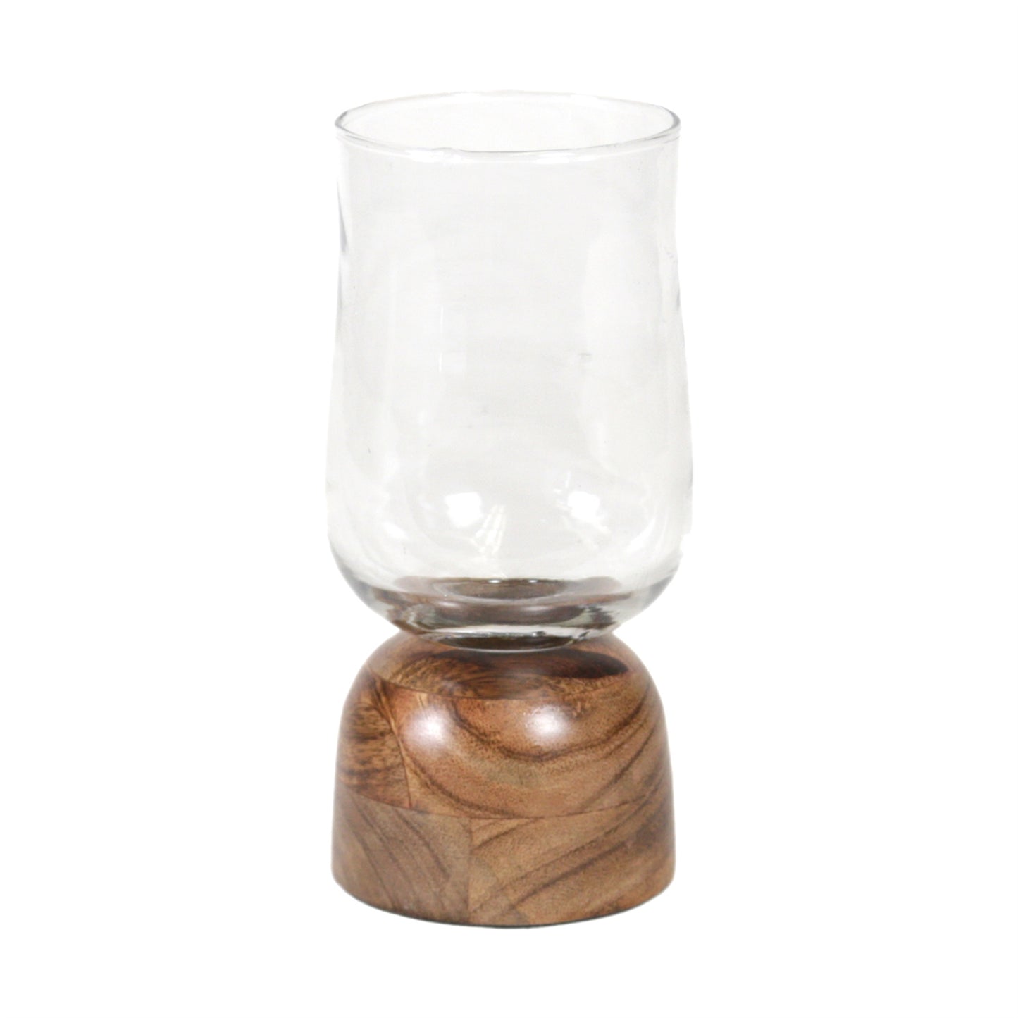 Small Slim Hurricane Glass on Stand