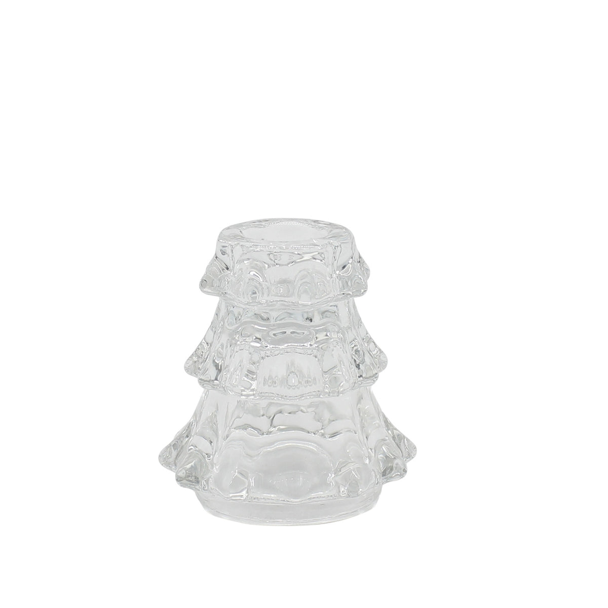 3" Glass Tree Taper Holder