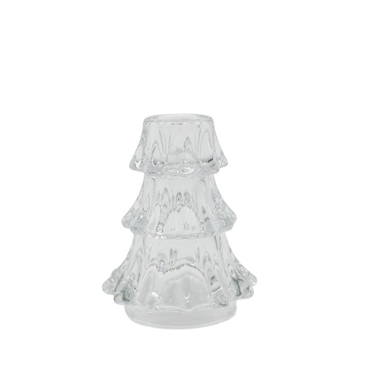 Medium Glass Tree Taper Holder