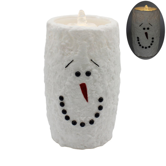 Large Snowman Water fountain LED Candle