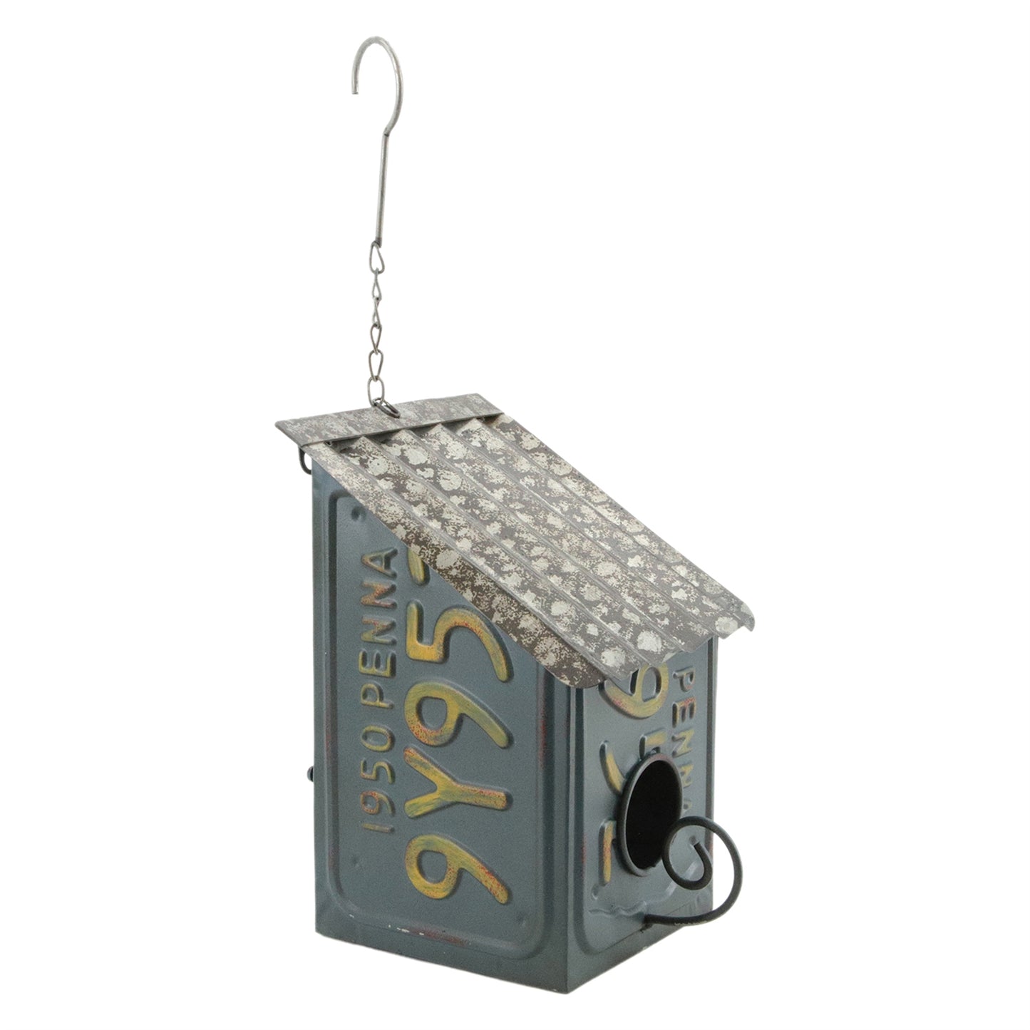 Recycled Metal Birdhouse