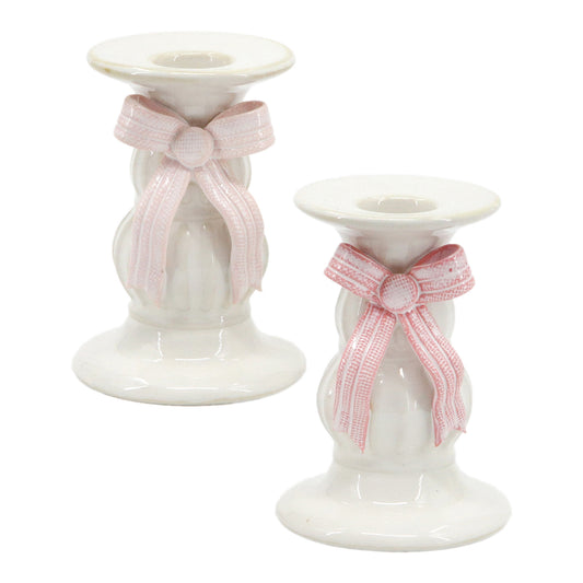 2 Assorted Coquette Taper Holders