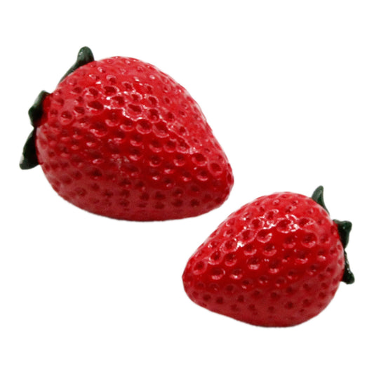 Set of 2 Resin Strawberries