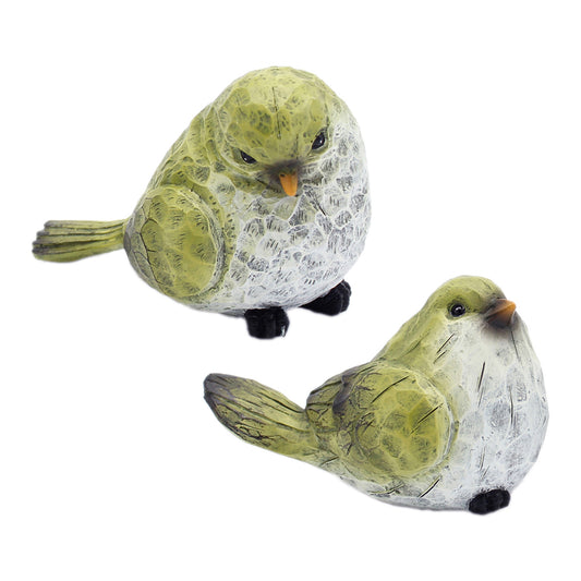 2 Assorted Green Chickadees