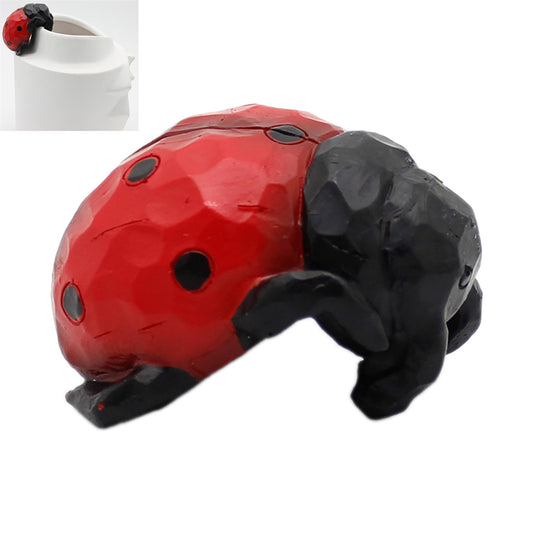 Carved Resin Ladybug