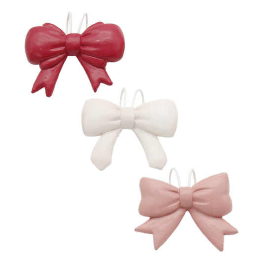 3 Assorted Bow Tie Pot Hangers