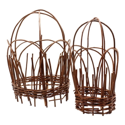Set of 2 Wicker Clochen.