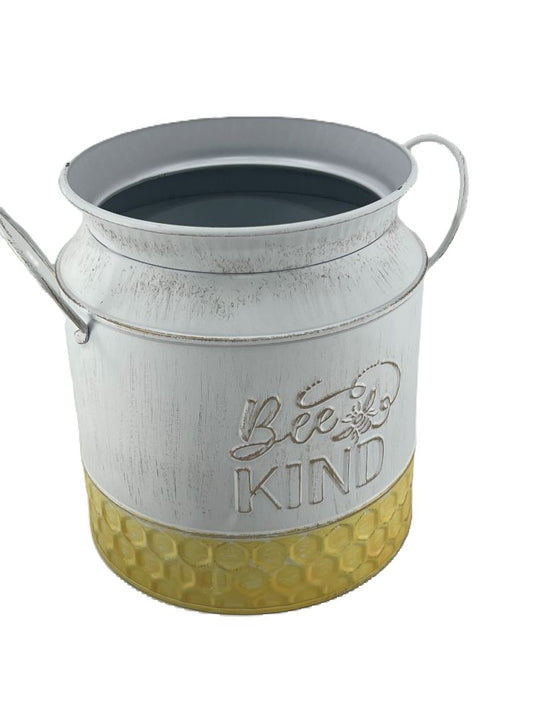 Bee Kind Milk Can