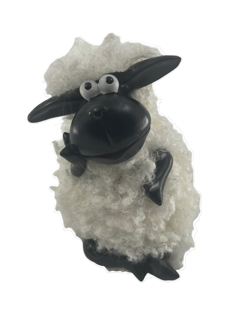 6" Thinking Black face Sheep Sheep