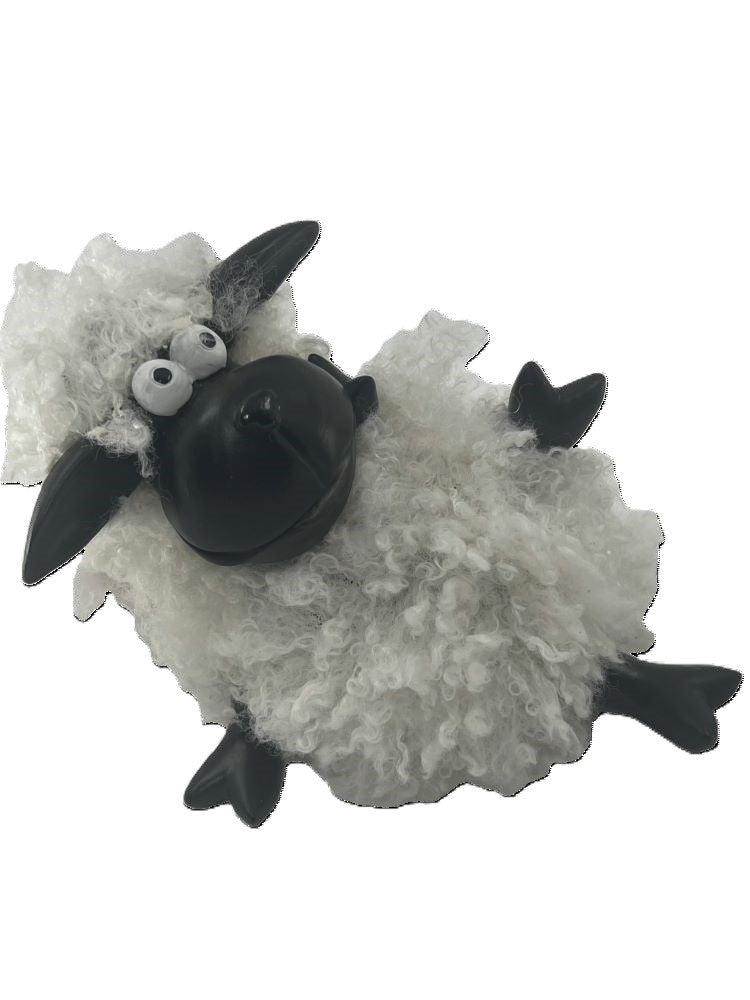 7.5" Playful Black face Sheep Sheep