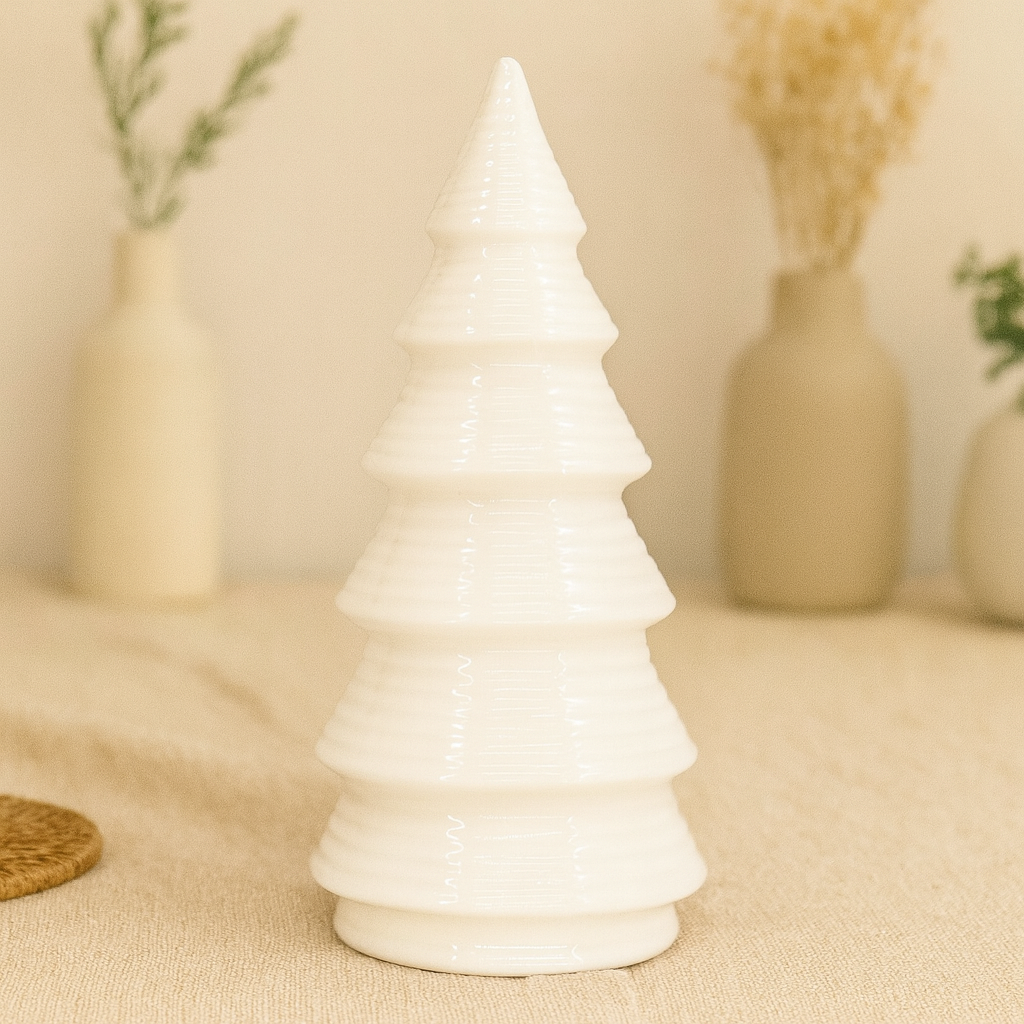 Tall White Porcelain Tree