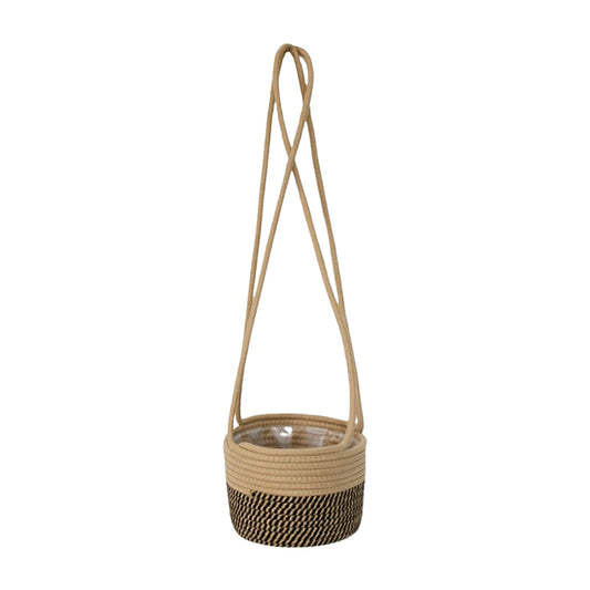 Long Hanging Woven Planter