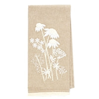 Tan Daisy Tea Towel  -