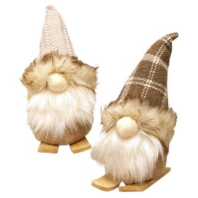 Tan Gnome Asst Ornaments