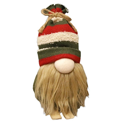 Red & Green Hat Skiing Gnome