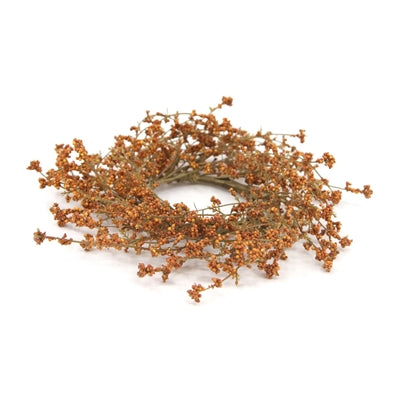 Berry Clusters Rings Orange Cluster Berry Candle Ring 4.5