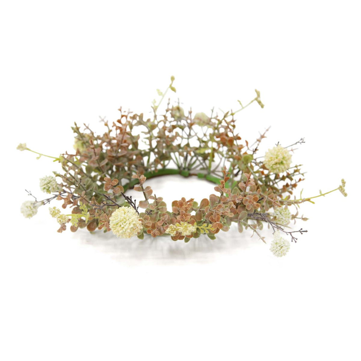 Cream Pincushion Candle Ring