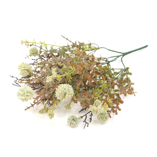 12 inch Cream Pincushion Pick