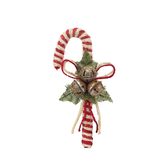 Small Burgundy Candy Cane
