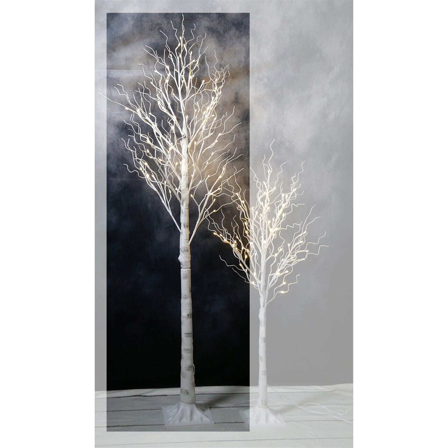 72 inch Lighted Birch Tree
