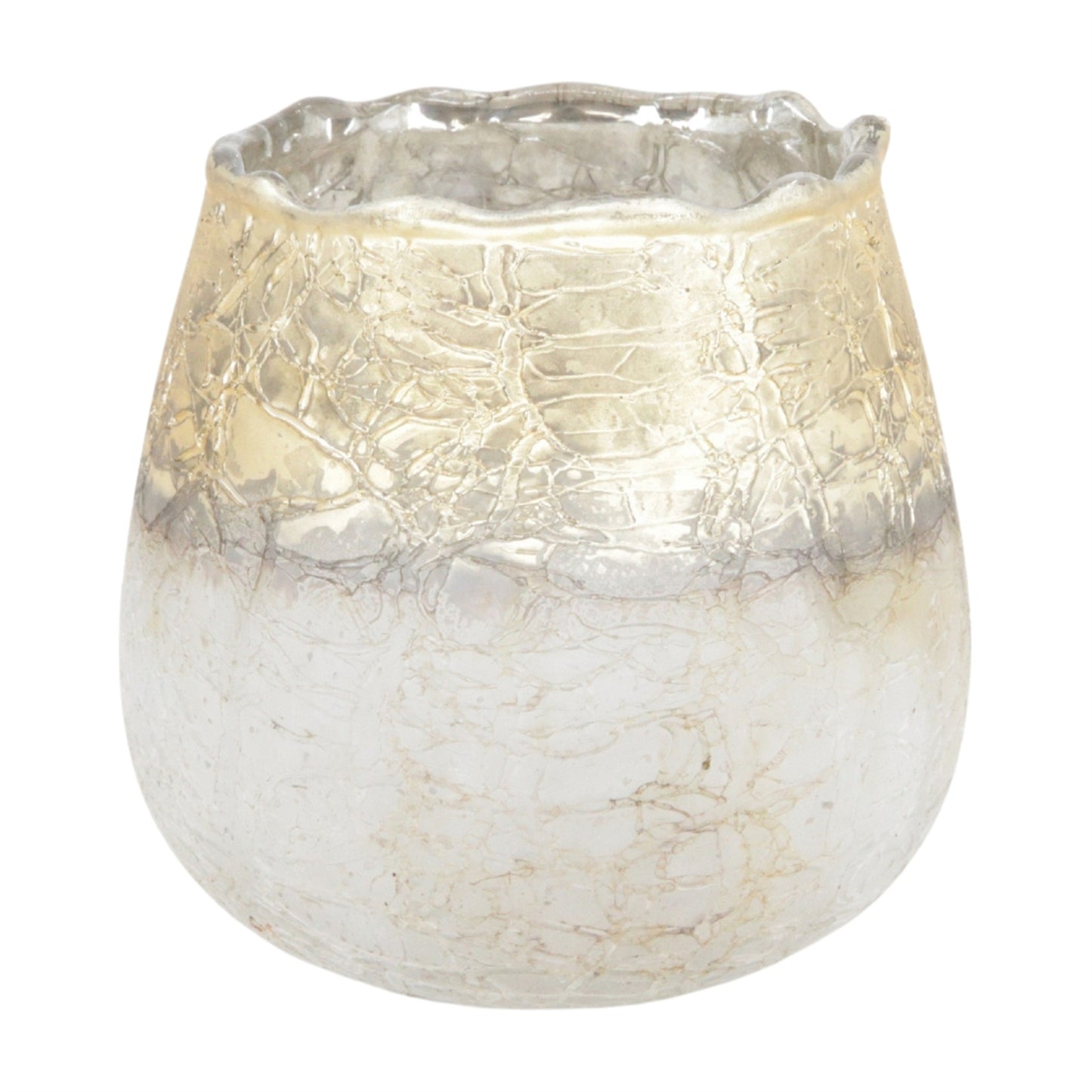 Golden Bloom Glass Cup